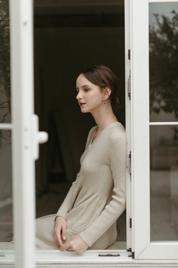 Emilia Dress in Khaki