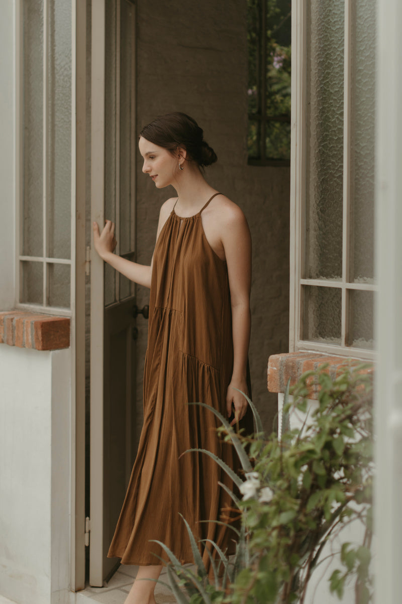 Elena Dress in Olive