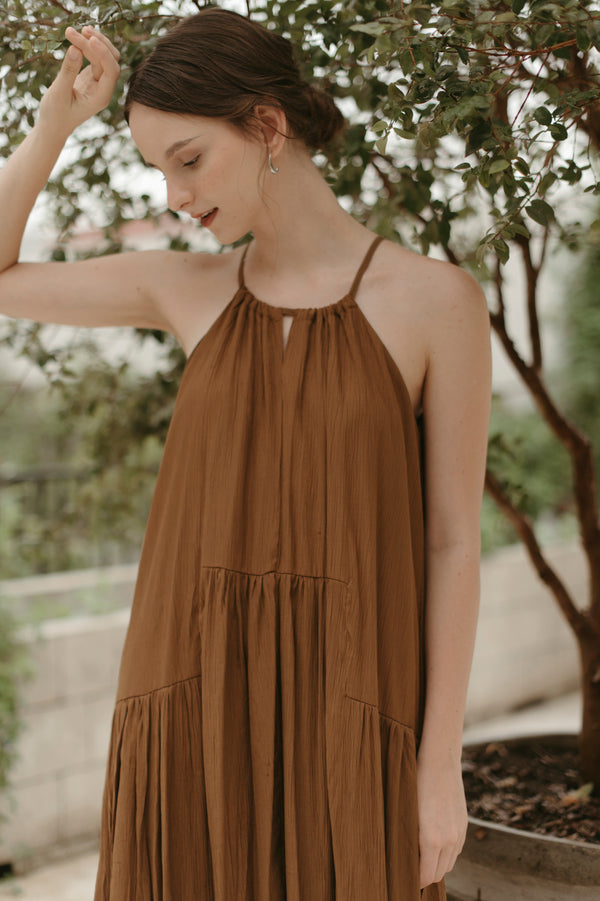 Elena Dress in Olive