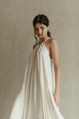 Elena Dress in White