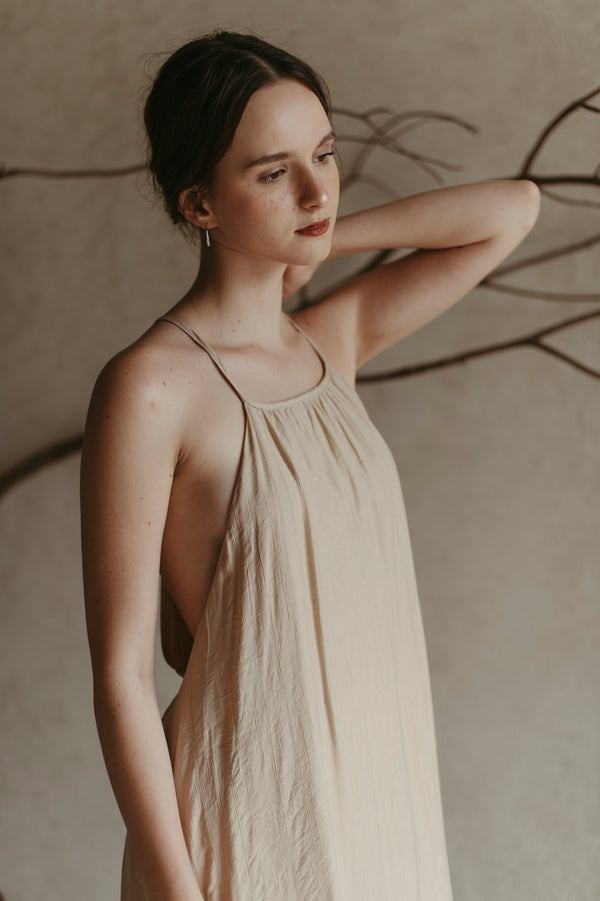 Zoey Dress in Khaki