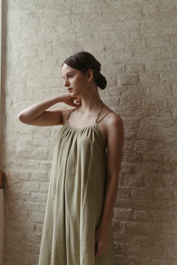 Naomi Dress in Sage