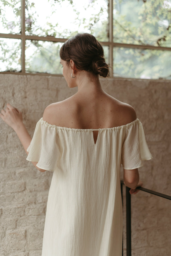 Layla Dress in White