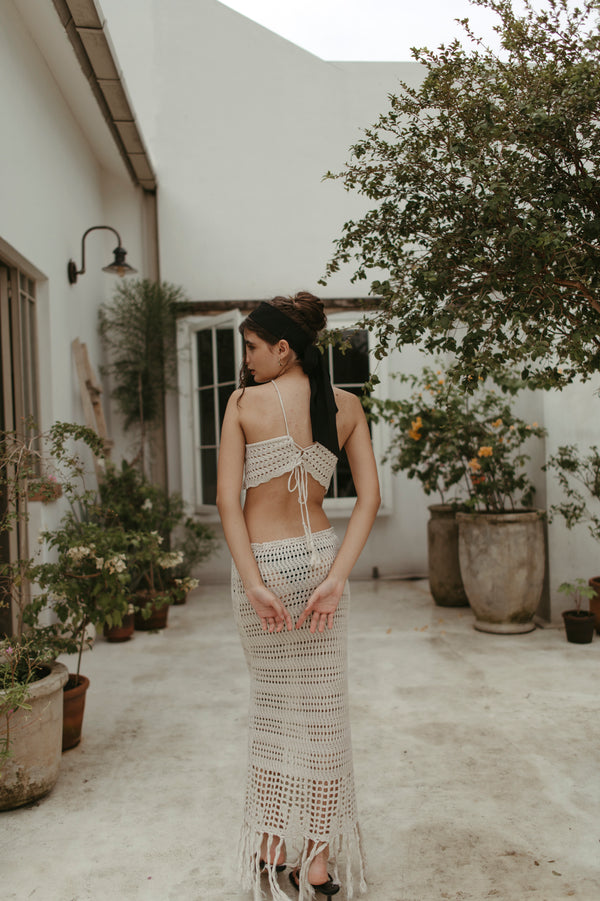 Evelyn Set in White