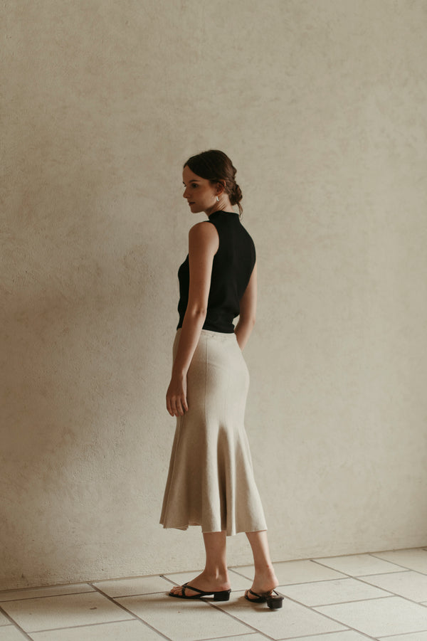 Madison Skirt in Khaki