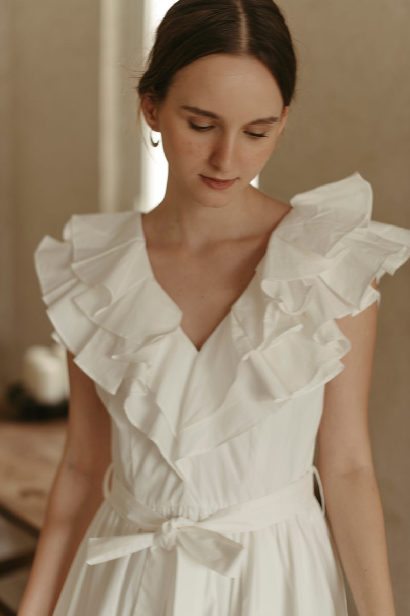 Hazel Dress in White