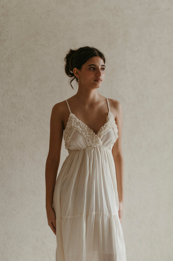 Abigail Dress in White