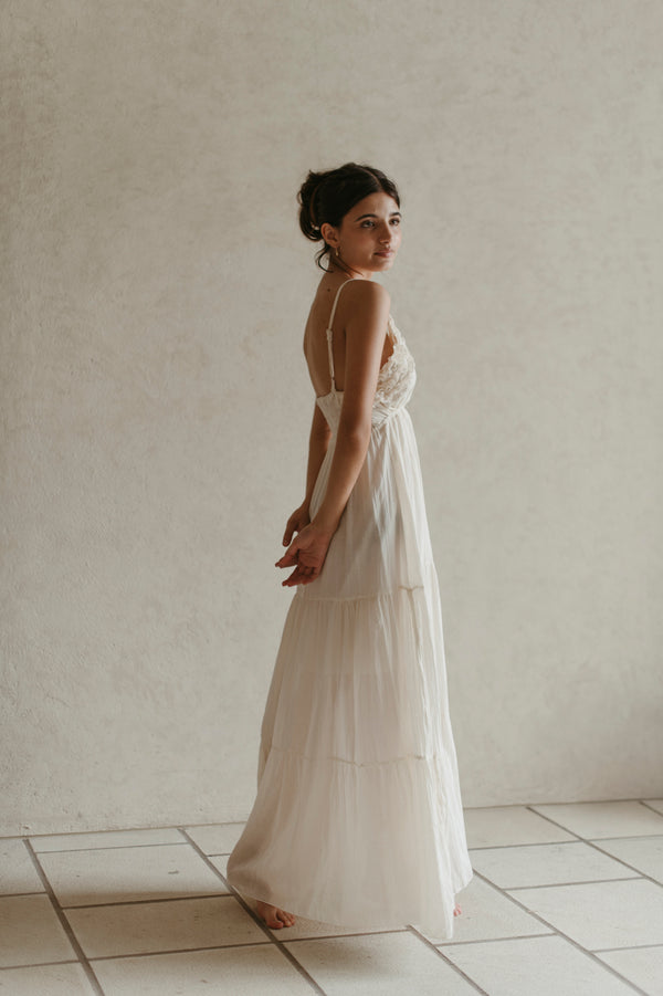 Abigail Dress in White