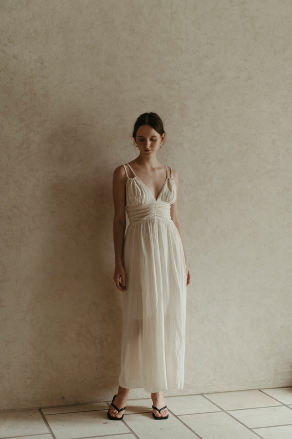 Avery Dress in White