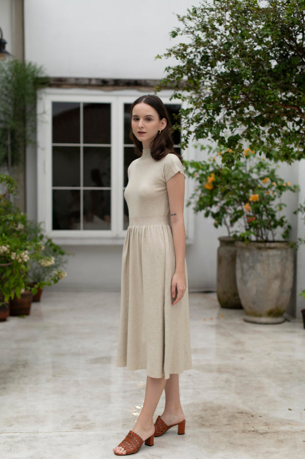 Aurora Dress in Khaki