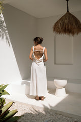Jade Dress in Off White