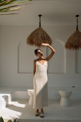 Etta Dress in Sand