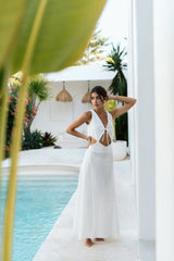 Florance Dress in Off White