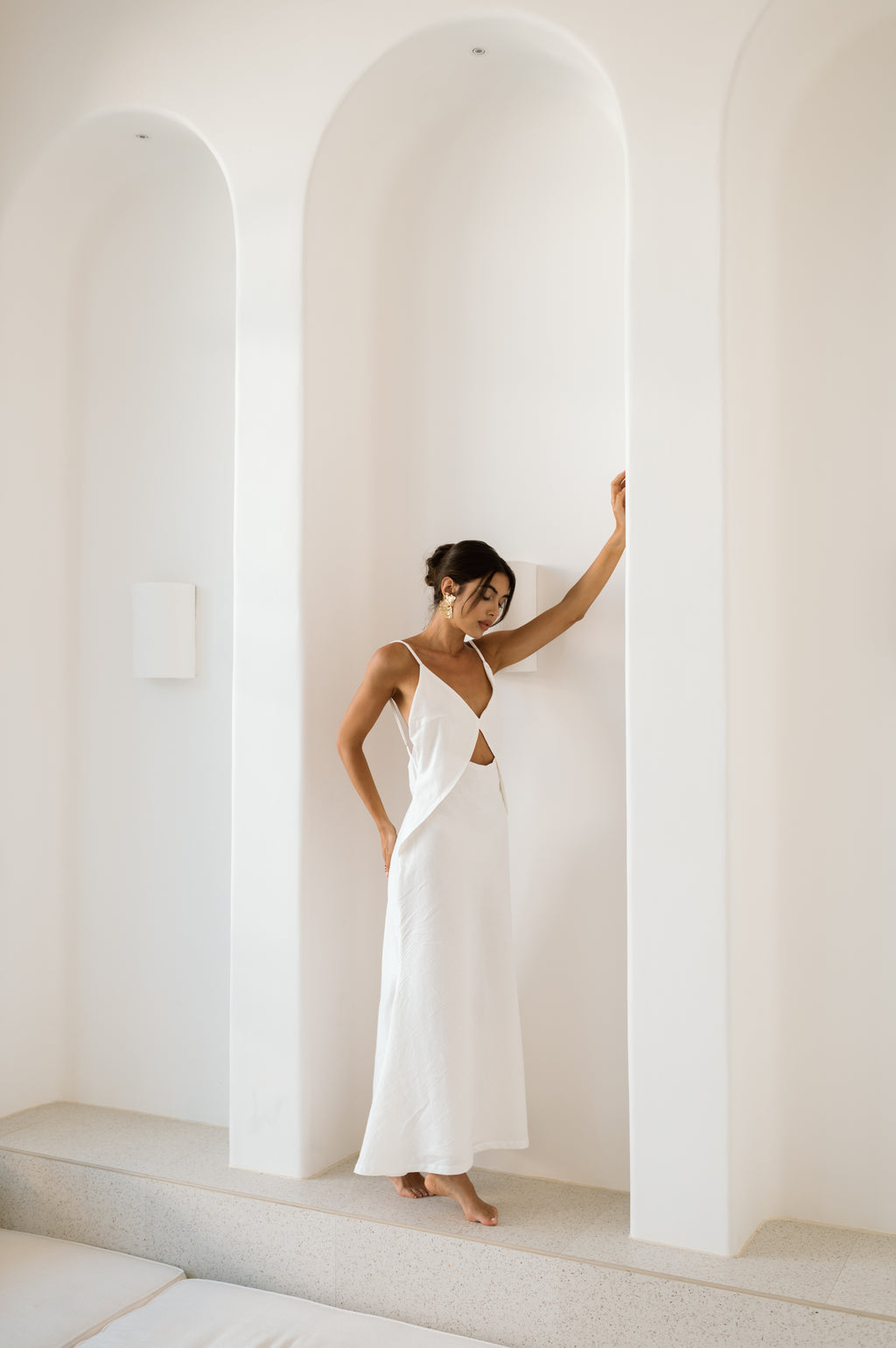 West Dress in Off White L