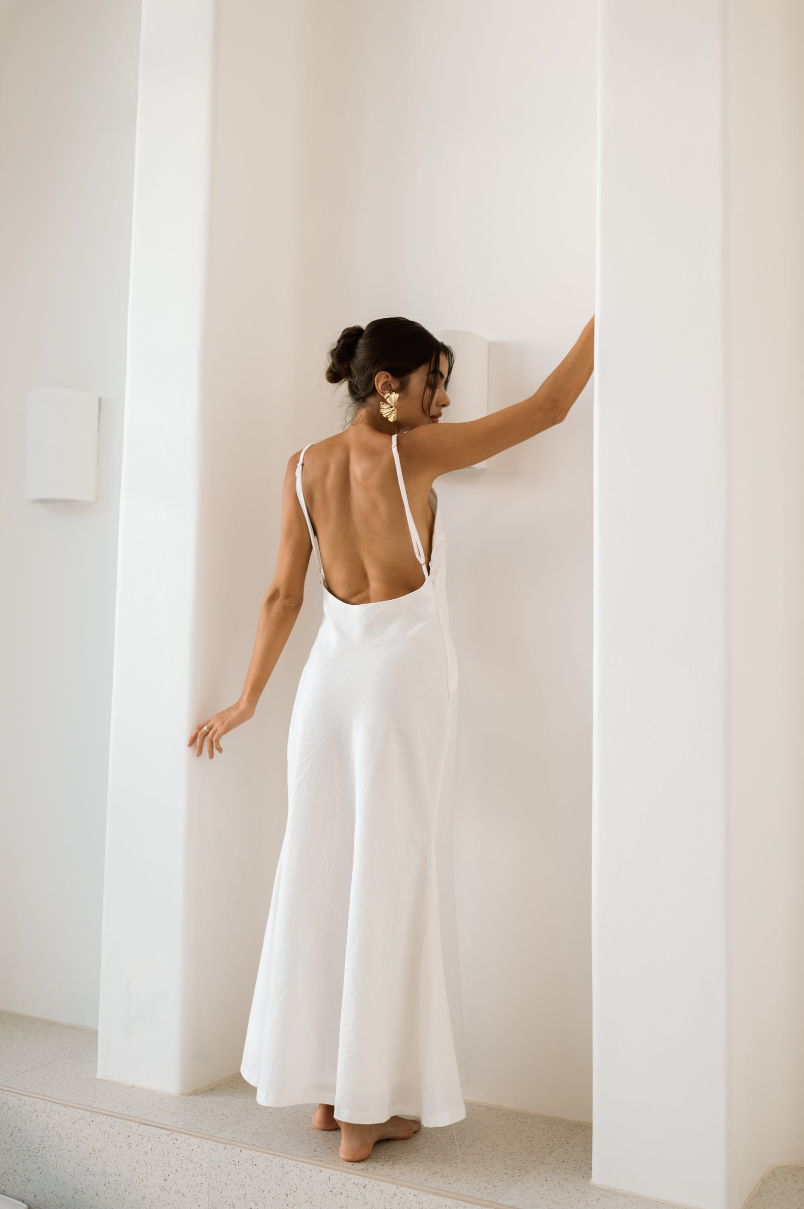 West Dress in Off White L