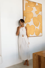 Tama Dress in Off White