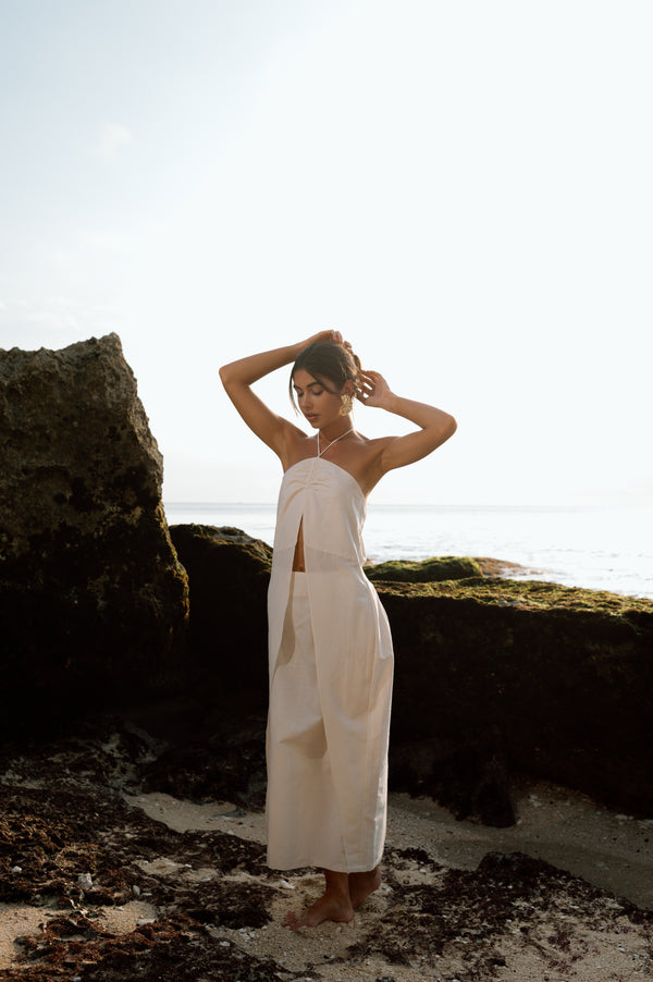 Lian Dress in Off White