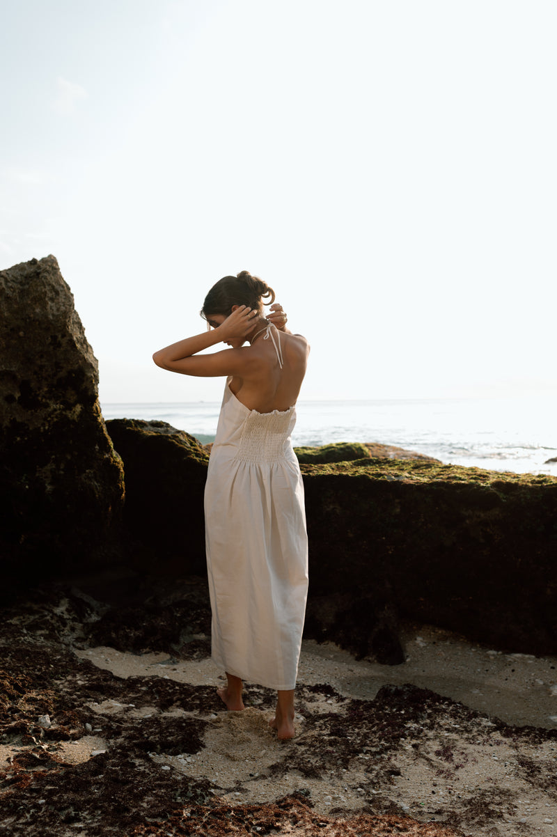 Lian Dress in Off White