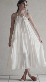 Elena Dress in White
